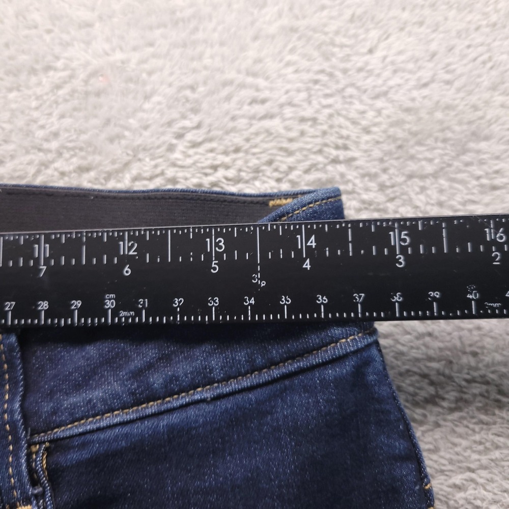 Democracy Jeans Womens 4 Blue Bootcut Mid Rise Ab Technology Dark Wash Stretch - Picture 5 of 9
